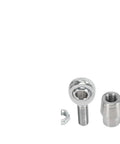 Badass Five Eighth Inch Heim Joint Rod End Kit Chromoly Steel components including rod ends and nut for precise steering and suspension.