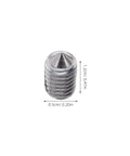 Close-up of a stainless steel self-tapping screw, part of a Stainless Steel Shower Panel Screw Kit 400 Piece Assortment.