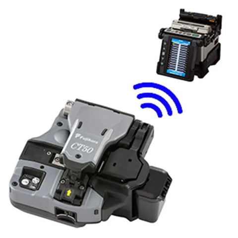High Performance Japanese Import CT-50 Optical Fiber Cleaver with accurate cutting action, compact design for field telecom use.