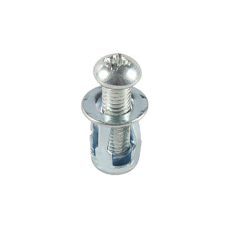 Heavy Duty Rivet Nuts Firm Snap Lock Zinc Plated Steel Kit Expands For Ridiculous Strength On Furniture Wall Mounts And Diy Repairs Screw Bolts Fastening Hardware Gets The Job Done With Pro Grade Performance 25 Pc Set close-up view of a zinc plated steel rivet nut.