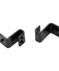 Rugged Barn Door Soft Close Mechanism With Zero Drama Buffer Damper For No Sweat Install Sliding Track Kit featuring two black S curve hooks.