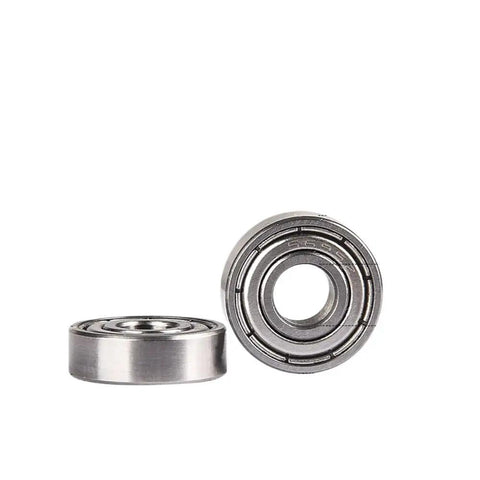 2000 Pack S695ZZ 420 Stainless Steel Deep Groove Ball Bearings 5X13X4mm view showing two bearings from different angles.