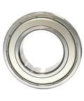 Premium 6808 Thin Section Ball Bearing Deep Groove Design 40Mm Bore 52Mm Outside 7Mm Thick Double Metal Shielded view from the front.