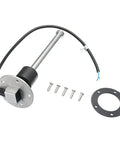 Beefy Heavy Duty 225 Millimeter Fuel Level Sending Unit Five Hole Stainless Steel Assembly with mounting screws and gasket.