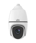Next Level 4Meg Network Ptz Dome Camera, front view, compact design, features 40X optical zoom for enhanced outdoor security.