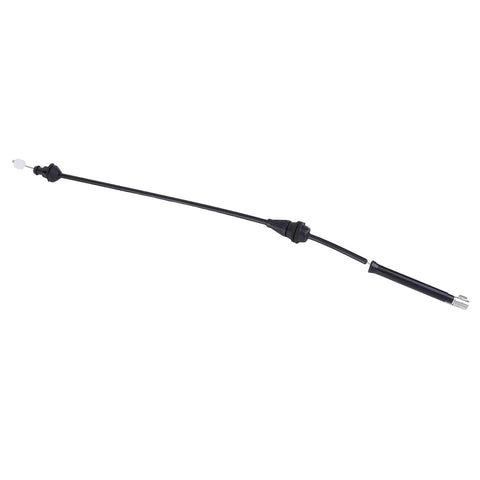 Beefy 21 Inch Throttle Cable Replacing 336969 For Chevelle El Camino And Monte Carlo, heavy duty cable with black metal housing.