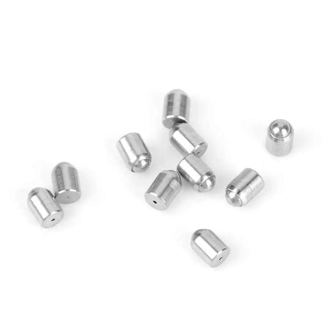 Twenty Piece 304 Stainless Steel Positioning Pin Plungers For Cabinet Doors Fine Adjustment Screw Design on a white background.