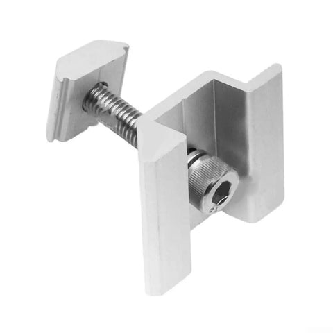 Foolproof Mounting For Rv Rooftop And Marine Projects Solid 35Mm Solar Panel Brackets And Mid Clamps crafted from anodized aluminum mid clamp.