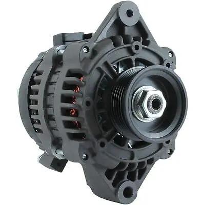 Straight Up High Output Alternator Replacement For 11Si Marine Ir If Generators Pushing 150 Amp 12 Volt Power And 6 Groove Pulley, side view
