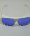 Heavy Duty Laser Safety Glasses With Top Shelf OD4 Plus Protection For Yellow Pulsed Dye Lasers And Clinical Dermatology Work certified eye safety gear with blue lenses