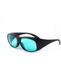 Top Shelf Laser Safety Glasses Featuring OD4+ Red Laser Protection Shielding 620 To 700 Nm Range High Definition Lenses for lab use.