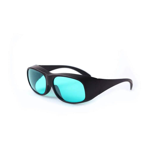 Top Shelf Laser Safety Glasses Featuring OD4+ Red Laser Protection Shielding 620 To 700 Nm Range High Definition Lenses for lab use.