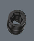 Top view of a socket from the Long Three Eighths Inch Drive Deep Socket Set Fourteen Piece Impaktor Technology For Beastly Durability In Tight Spaces Easy Access To Low Profile Threaded Rods Works With Electric And Pneumatic Wrenches