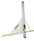 Shop Grade Wall Mount Machine Cutter Rig With Five Detachable Heads For Razor Sharp Glass Scoring and Aluminum Trimming Zero Clutter Design.