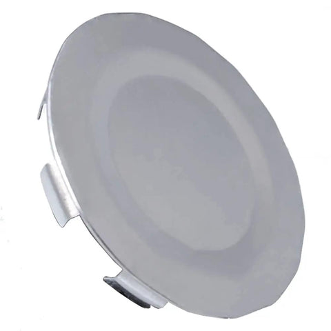 Tough As Nails Three Quarter Inch Gray Knockout Seal Four Pack Zinc Plated Steel Covers, close-up of a single cover.