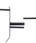 Flatbed Trailer Strap Handling Kit Strap Winder in steel with black powder coat for 2-4 inch winch straps, side view