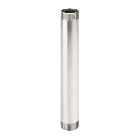 Stainless Steel Pipe Fittings 2 Inch NPT Male To 2 Inch NPT Male Nipple, 10 Inch Length, 304 Stainless Steel, corrosion-resistant