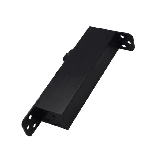 Killer Heavy Duty Pivot Hinges Featuring Hydraulic Buffer Action For Hella Smooth Silent Swinging Hidden Wood Door Hardware With Clean Black Finish side view angle.