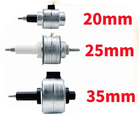 Micro Permanent Magnet Linear Screw Telescopic Push Rod Stepper Motor with 20mm 25mm and 35mm travel options, shaft diameter 60N