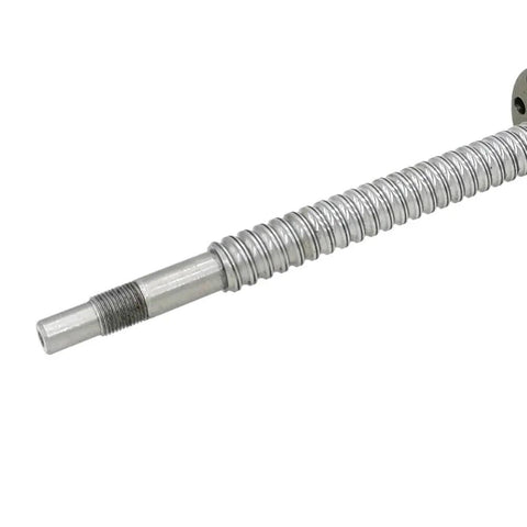 Close-up of Left Hand Thread Ballscrew Kit With End Supports Nut Housing And Jaw Coupler 1000mm Length Compatible With SFU1605 Series shaft end
