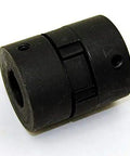 Rock Solid L075 Flexible L Jaw Coupling Set With 7/16 Inch Bore And Nbr Buna Rubber Spider for heavy duty industrial work side view