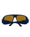 Premium Laser Safety Glasses With Hella Tough Frames delivering badass protection against 532Nm and 1064Nm beams in blue color.
