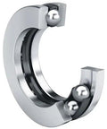 Single Direction Ball Thrust Bearing 260mm Bore 320 Outer Diameter 45mm Width Separable Design close-up of ball bearing.