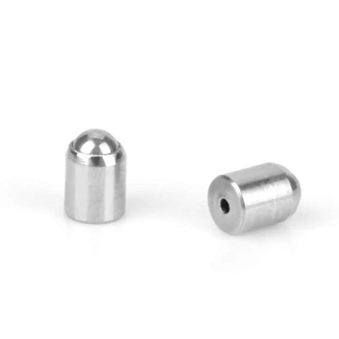 Rock Solid 304 Stainless Steel Pin Plungers For Cabinet Doors And Drawers Precision Machined with rounded tops for secure fit.