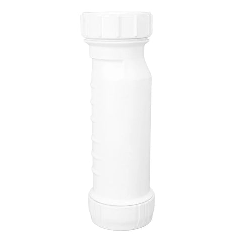 Skip The Nightmare Of Clogged Drains With This Heavy Duty RV Anti Overflow Valve That Locks Down Sewage Backups And Keeps Your Camper Rig Spotless On The Road, durable white PVC construction