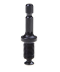 Pro Grade Hex Shank Drill Chuck Adapter Set With Patented Locking Function And Thrust Bearing For Secure Tool Holding And Prevents Loosening During Drilling, Steel Construction, 2 Pack, black steel hex shank adapter