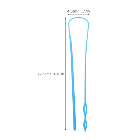 Five Piece Rope Threader Tool Set For Easy Threading And Quick Drawstring Replacement, Handy Lightweight Plastic String Puller For Pants, Shoelaces, Elastic Bands, And Craft Projects On The Go, 27.5cm blue