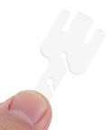 Yarn Tensioner Adapters for Knitting Machines, Compatible With Addi King, Removable Thread Tension Rods, Easy Install, Dialed-In Yarn Tension For Precise Control, Replacement Parts, Great for Beginners and Pros, Yarn-Saving Upgrade, clear plastic adapter close-up