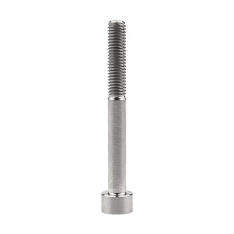 Kickass Grade 5 Titanium M5x45mm Hex Socket Head Screws Featuring Standard Allen Drive For Smooth Builds close-up of a titanium socket head screw