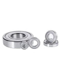 Pair Of V U Groove Track Roller Bearings With 2RS Double Seals That Run Slick And Hold Tight Like A Rock Precision Fit 4X18X78 Drop Ready Guide Wheels For Heavy Duty Shop Rigs, showing various sizes and seals.
