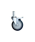 NSF certified polyurethane wheel for Heavy Duty Three Tier Wire Shelving Cart Adjustable Height Warehouse Storage Rack.