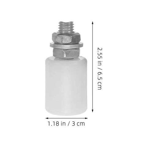 6 Pcs Nylon Closet Door Rollers White Sliding Door Pulley With Smooth As Butter Gliding And Rock Solid Tracking For Hassle Free Repairs And Upgraded Wardrobe Operation You Can Trust, showing dimensions and detailed view.
