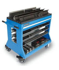 Press Brake Change Over Cart For European Style Tooling VT 36500 with beefed-up base, ergonomic handle, and tooling storage slots
