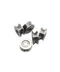 10 Pcs Slick V Groove Wire Guide Track Miniature Bearings Featuring Quiet Roll Motion And Pro Grade Durability Smooth Operator Over Line Pulley For Weekend Garage Tinkering, steel construction, miniature size