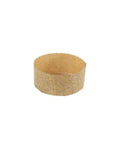 Panettone Mold P90/40 Free Standing Paper Bake Cups With Corrugated Bottom And Gold Floret Design On Brown Background Perfect For Holiday Panettone Case Of 1200