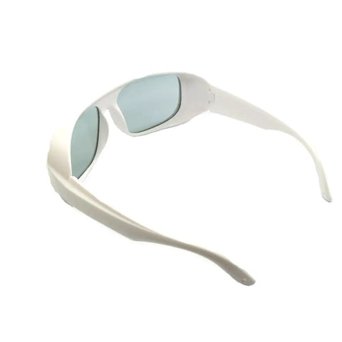 Badass Infrared Laser Protective Safety Glasses For 1900 To 3000Nm Beam Range With Thick OD4 Plus Clear Views For Thulium And Holmium Industrial Workshop Setup side view