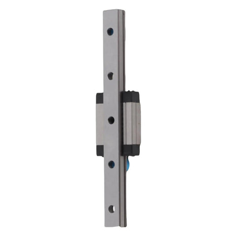 Miniature Linear Guide Rail 9mm Width With Slide Block For Precise Motion In Small Automation Projects, side view.