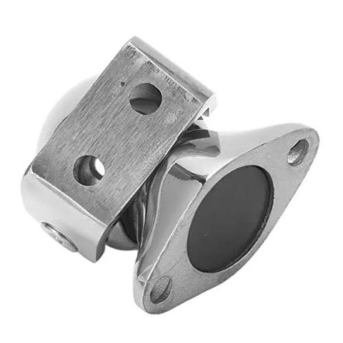Premium Super Heavy Duty Marine Magnetic Door Catch With Bulletproof 316 Stainless Steel Anti Slam Lock, detailed view.