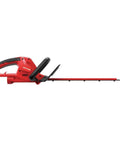 Powerful 22 Inch Corded Hedge Trimmer With Dual Action Blades For Easy Yard Pruning No Fuss Cuts Up To One And A Half Inches Thick Branches