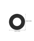Heavy Duty Plastic Washer Assortment Kit For Bolts And Screws With Cushioning And Wear Resistance Black Flat Washer 1.6cm