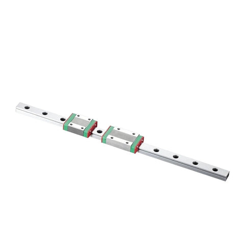 Premium MGN7C Linear Guide Rail Kit Including Two Precision Blocks For Smooth Motion Control Perfect DIY CNC Router And 3D Printer Builds With Zero Friction And High Durability, metal rail with two blocks