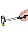 Pro Grade Dent Repair Tool Kit With Rubber Hammer And Repair Pens For Auto Body And Sheet Metal Dent Removal Set Random Color handle view