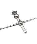 Universal Dial Test Indicator Attachment With Back Plunger For 196 And 196M Series Used Over Obstructions Made Of Tool Steel 196F High Precision Pro Grade Industrial Quality, visible on a white background.