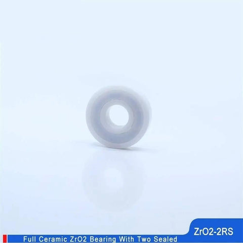 Heavy Duty ZrO2 Full Ceramic Ball Bearings 9X20X6MM Double Sealed Dust Proof P5 Precision showing a round zirconia bearing.