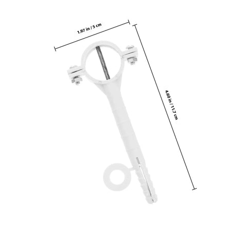 20 Pack Small Hose Clamps For PPR Pipes, Wear-Resistant And Reliable Fastening, Heavy-Duty Plumbing Clips For Water Hoses, white clamp