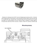 Badass Steel Wedge Type One Way Clutch Bearing Smooth Rolling Needle Roller Backstop CKZ 25X90X49Mm showing detailed design and mounting example.